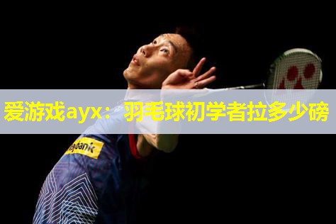 爱游戏ayx：羽毛球初学者拉多少磅