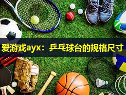爱游戏ayx：乒乓球台的规格尺寸