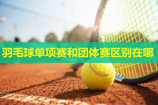 羽毛球单项赛和团体赛区别在哪