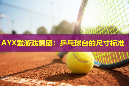 AYX爱游戏集团：乒乓球台的尺寸标准