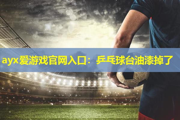 乒乓球台油漆掉了 乒乓球台油漆掉了