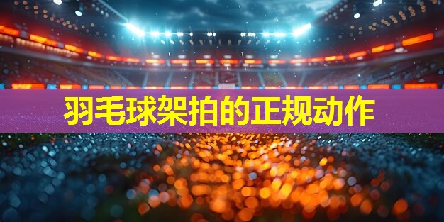 羽毛球架拍的正规动作 羽毛球架拍的正规动作