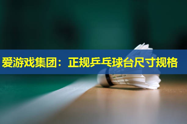 正规乒乓球台尺寸规格 正规乒乓球台尺寸规格
