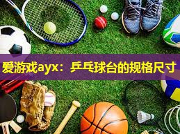 乒乓球台的规格尺寸 乒乓球台的规格尺寸
