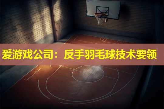 反手羽毛球技术要领 反手羽毛球技术要领