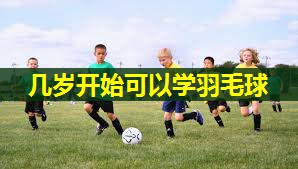 几岁开始可以学羽毛球 几岁开始可以学羽毛球