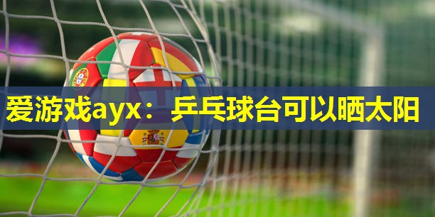 乒乓球台可以晒太阳 乒乓球台可以晒太阳