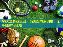 高强度绳索训练,全身肌群的挑战 高强度绳索训练,全身肌群的挑战