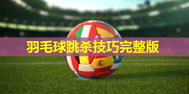羽毛球跳杀技巧完整版 羽毛球跳杀技巧完整版