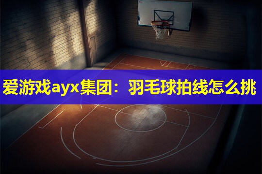 羽毛球拍线怎么挑 羽毛球拍线怎么挑